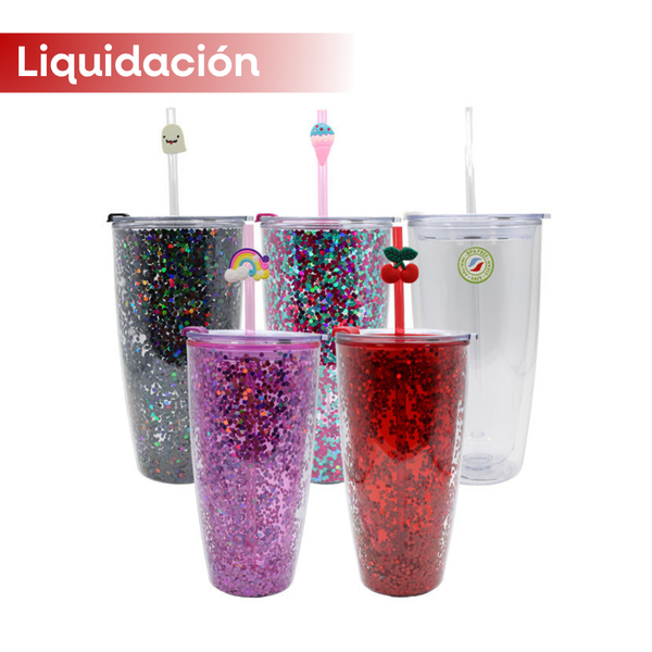 Vaso Glitter 800 ml