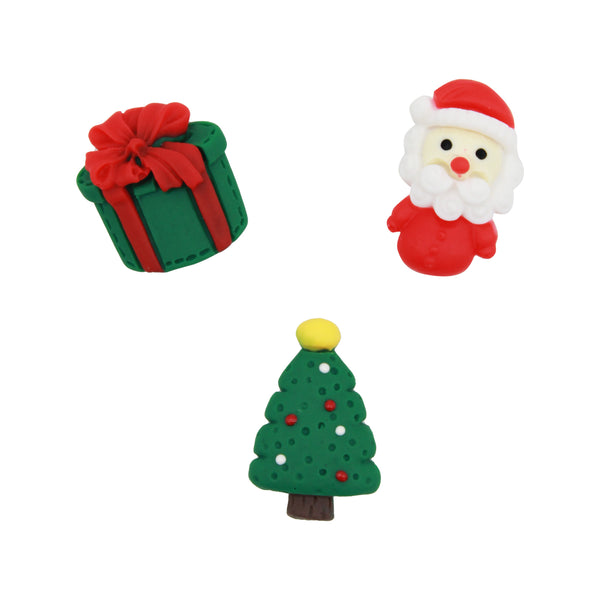 Sticker 3D - Mundo de Santa  Paquete con 24 pzs