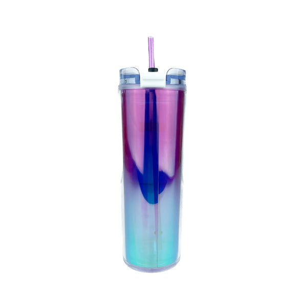 Skinny Big Rainbow 22 oz. - Morado/Celeste
