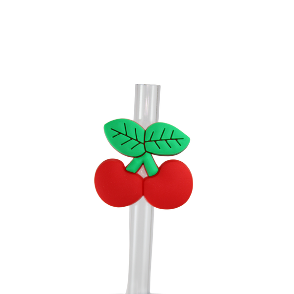 Accesorio Popote- Cerezas 12pz